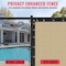 Sealtech Ultra Heavy Duty 200 GSM Privacy Fence Beige4X20 NonRecycled Polyethylene Cable Zip Ties ST-205-4X20 - alternate 6